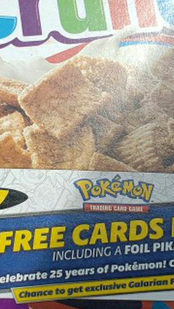 Cinnamon Toast Crunch Pokemon Cards Inside