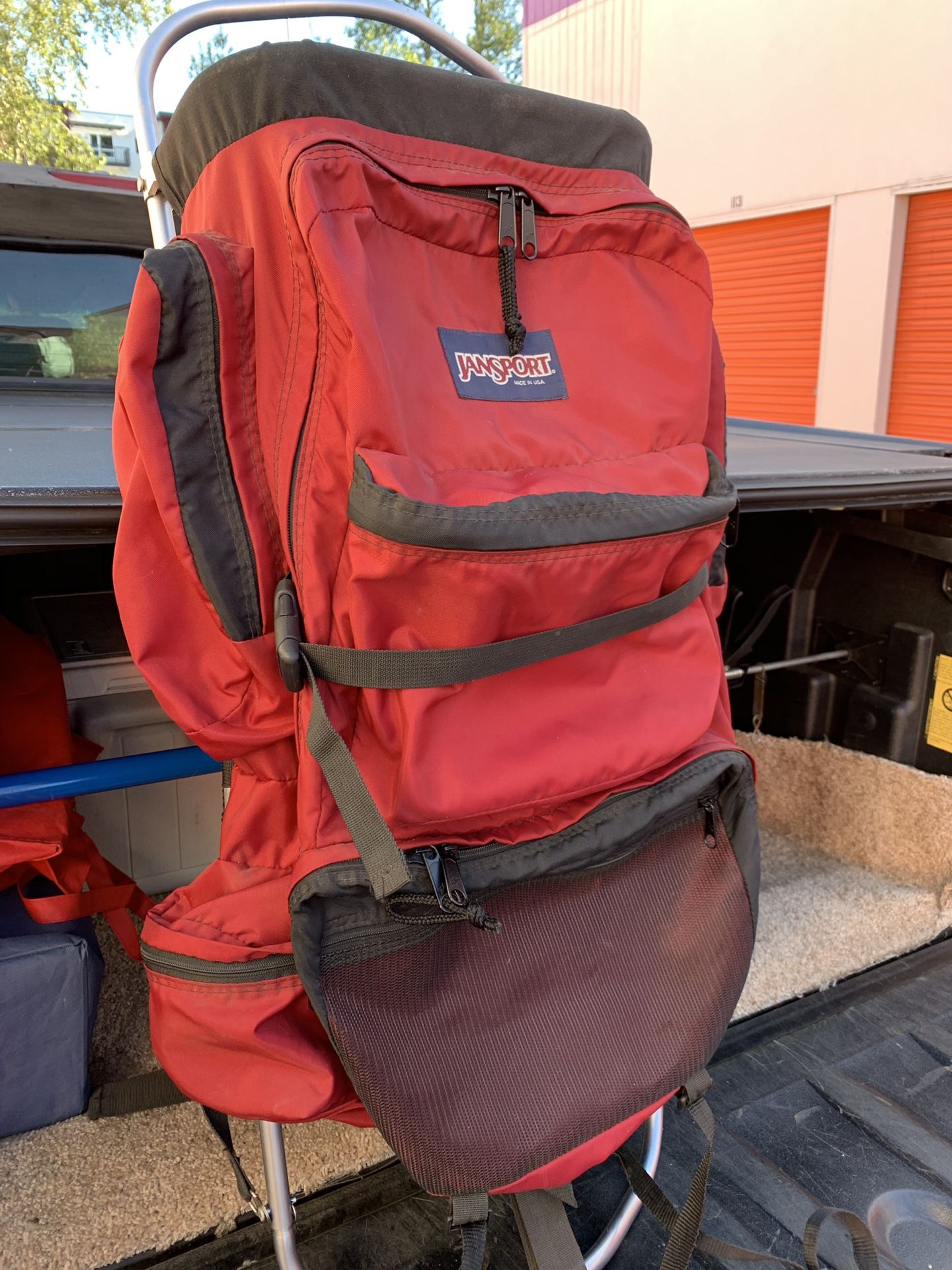 Jansport external frame backpack