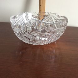 Vintage Cut Glass Bowl