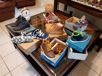 UGG, Reebok, Clark's, New Balance