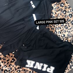 Pink Jacket And Sweats 