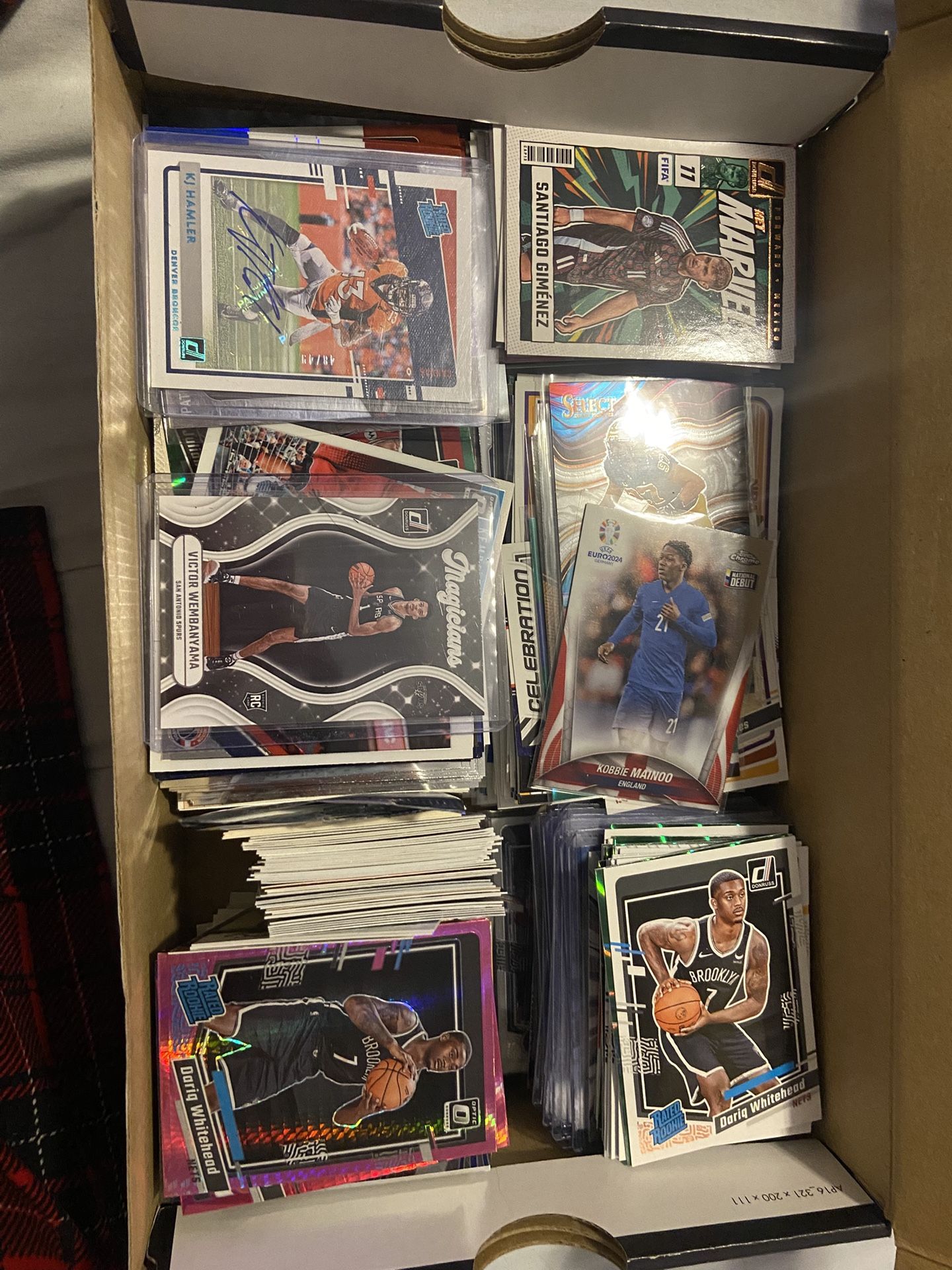 Sports Card Collection Sale – Soccer, Basketball, Football, Hockey (1989–2025)