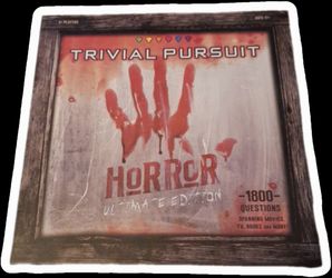 Trivial Pursuit Horror:  Ultimate Edition Board Game 100% Complete, Like-New