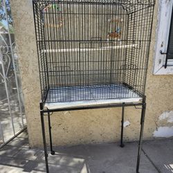Big Bird Cage With Rollig Stand 