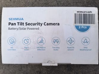 Sehmua security cameras