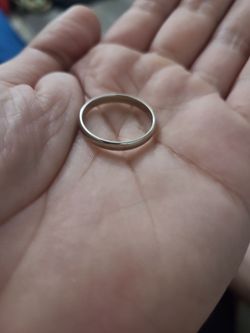 10k White Gold 3mm Band