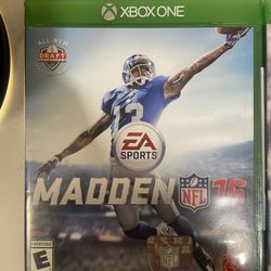 Madden NFL 16 Xbox One Game 