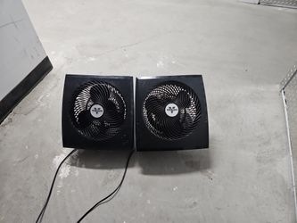 Two VORNADO Tilting Panel Whole Room Fan
