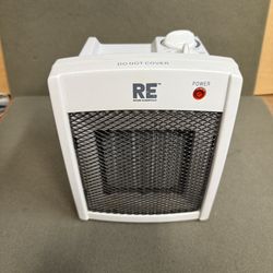 ROOM ESSENTIALS MINI HEATER, Works Great 7-3/4” H x 6-1/4” W x 5-1/4” D