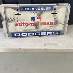 Los Angeles Dodgers Chrome Licensed Plate Cover