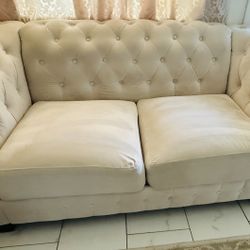 Upholstered Two Seater Couch $145