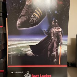 STAR WARS DARTH VADER FOOTLOCKER ADVERTISEMENT SIGN