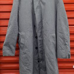 London Fog 42 Vintage Patterned Coat