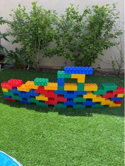 56 jumbo Lego building blocks