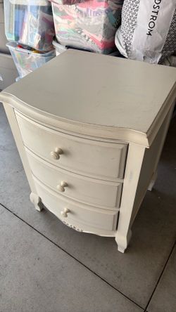 Antique style bedside cabinet