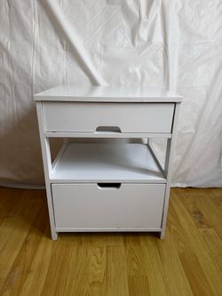 Bedside table with drawers