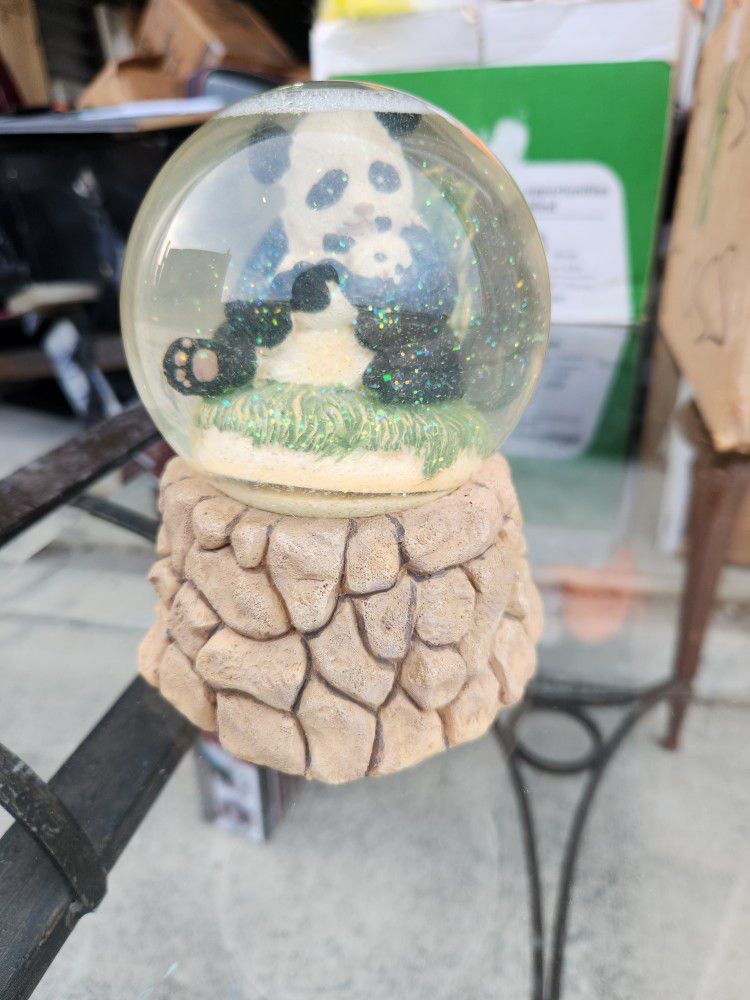 Panda Snow Globe
