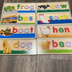 8 Tableros Y 48 Letras 16 Figuras 