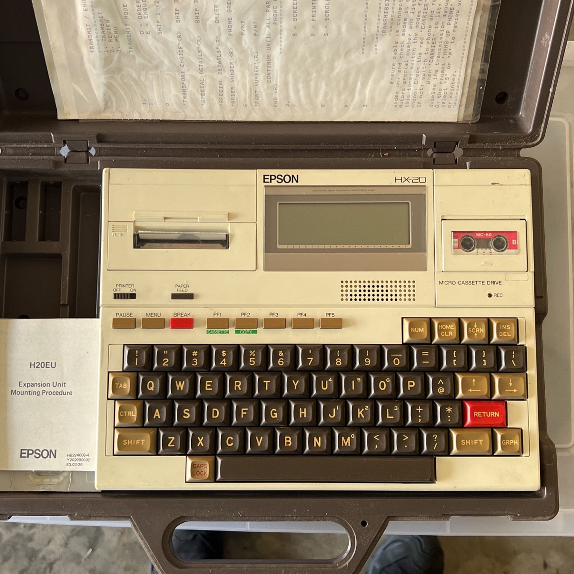 Laptop Epson HX 20