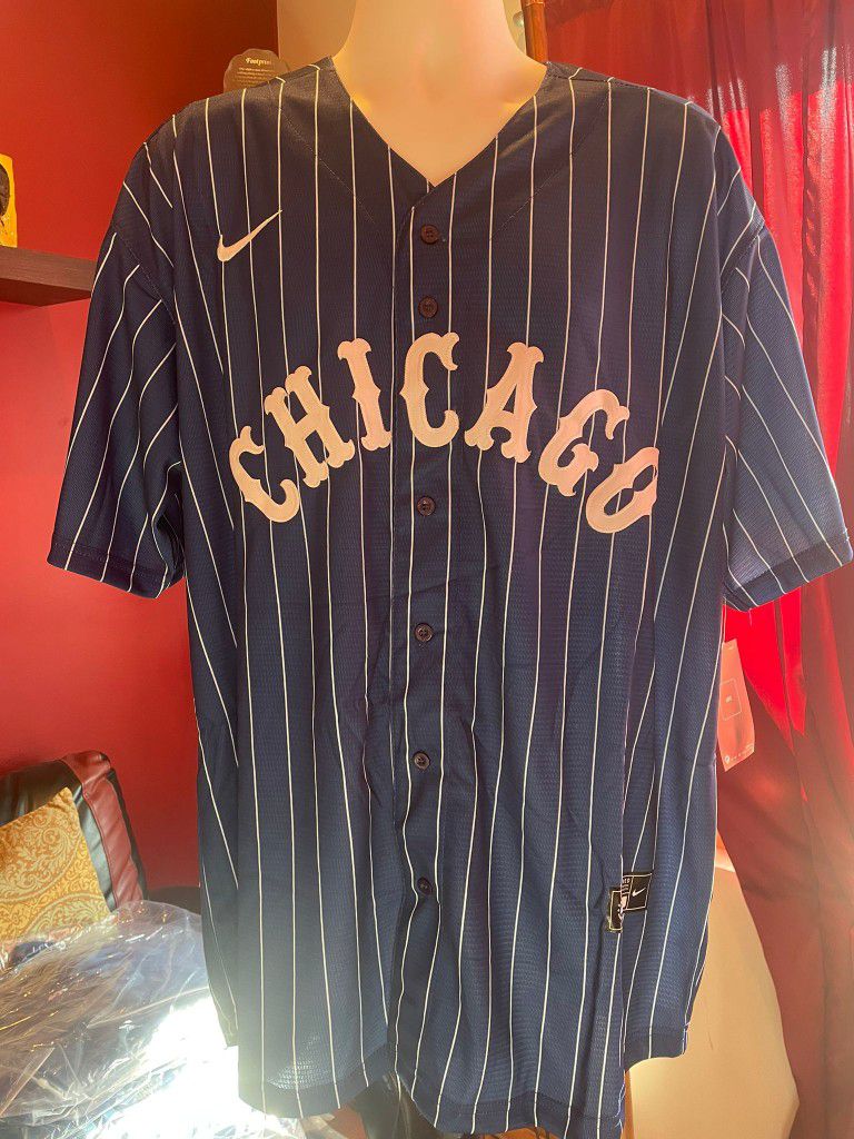 White Sox Michael Jordan #45 Navy Blue with Pinstripes Everything Must Go $28 Ea. Or 2 For $50