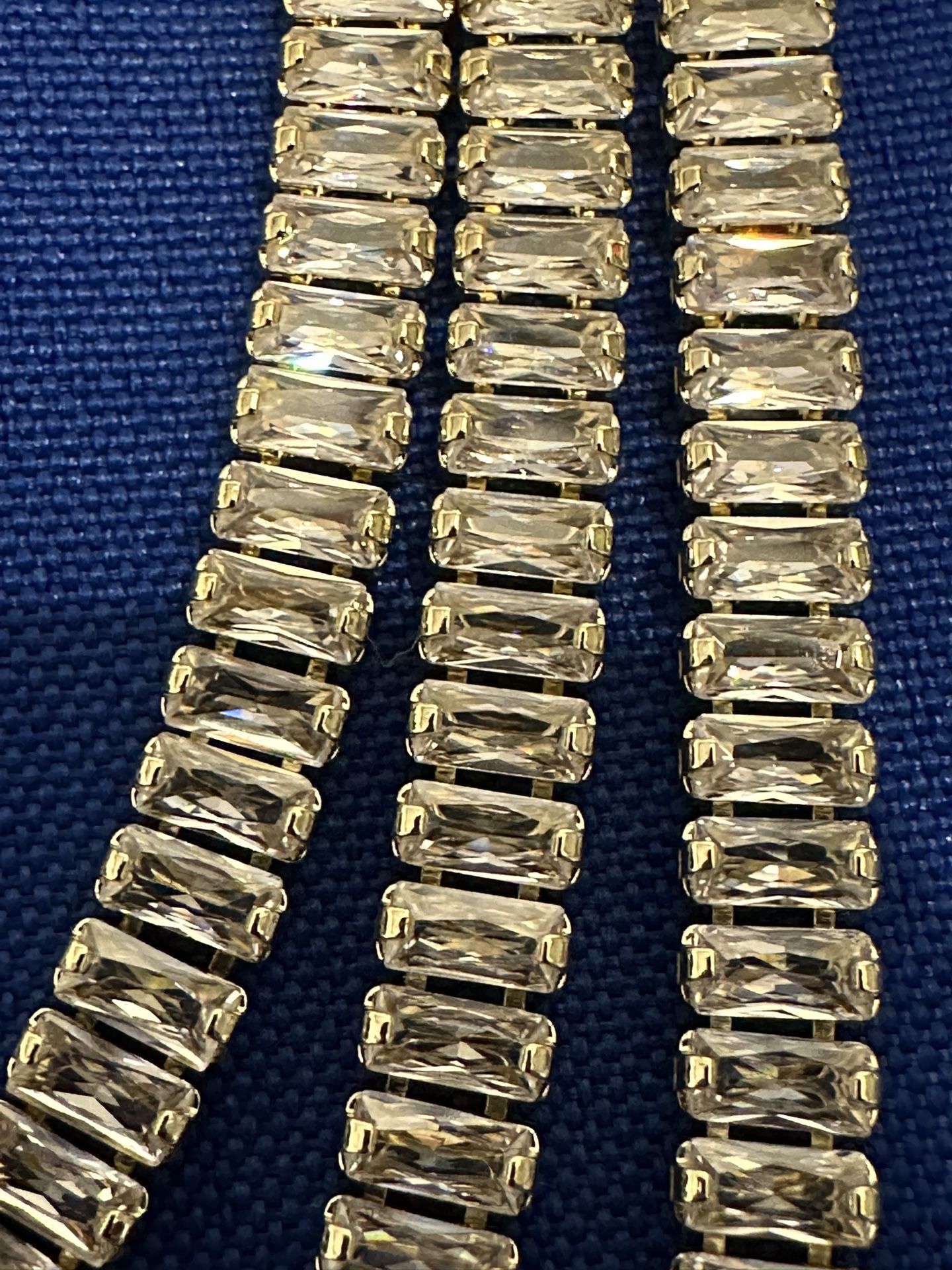 Linda Farrow Eyewear Crystal Chain