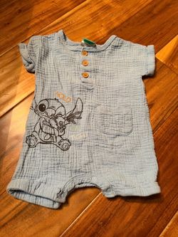 Baby boy Disney stitch romper. Size 3/6 months