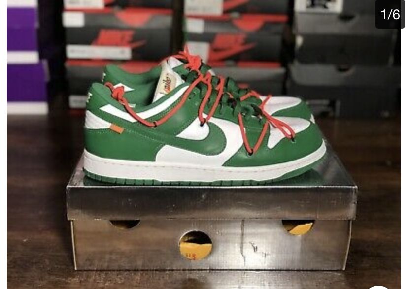 Nike Low Dunk X Off White Pine