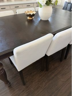White chairs