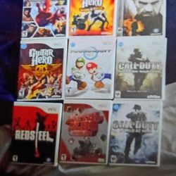 9 Wii Games All In Good Condition Asking $40