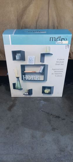6 Piece Modular Shelf Set