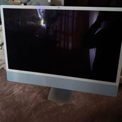 24" inch 2021 m1 iMac - blue