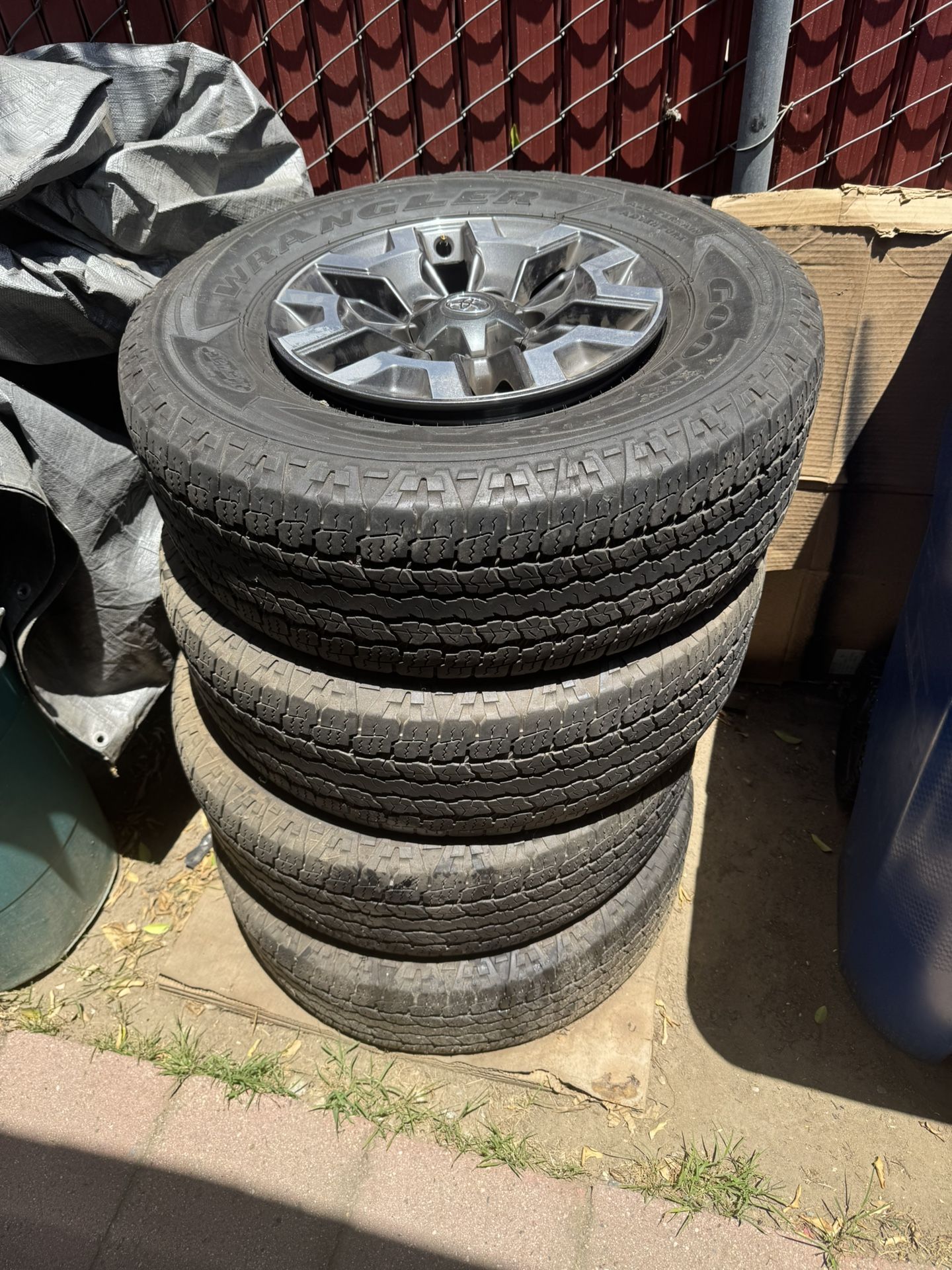 Stock Tacoma 16” Rims