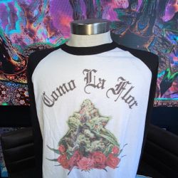 Como La Flor Baseball Tee