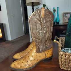 Cowboy Boots $200 Botas De Avestruz