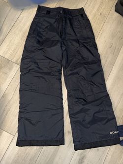 Columbia boys Ski Snow Black Pants Size 6/7