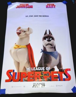 DC League of Super Pets Promotional Theater Poster 