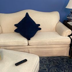 Custom Sofa With Ottoman 