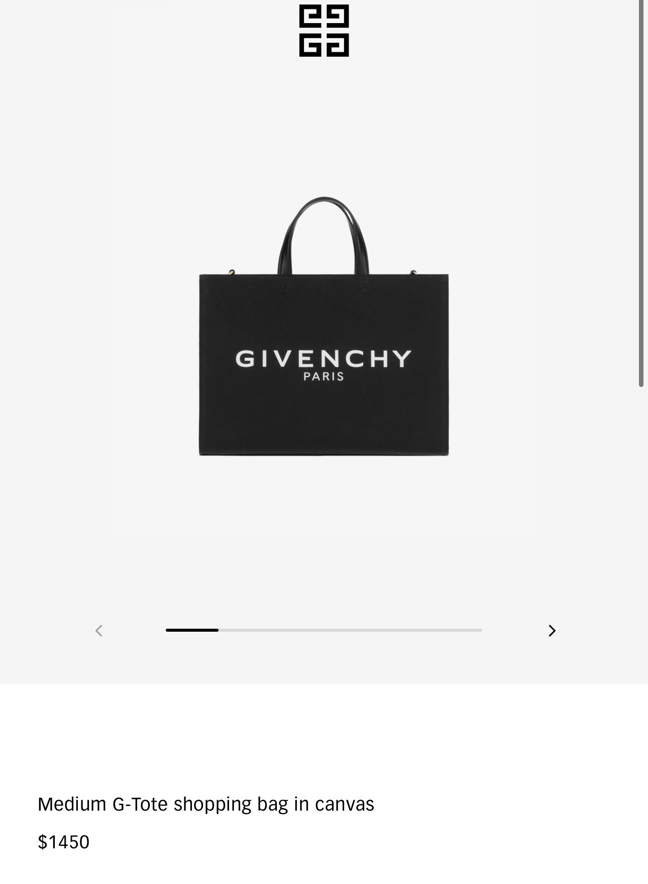 Givenchy Medium G Tote Bag 