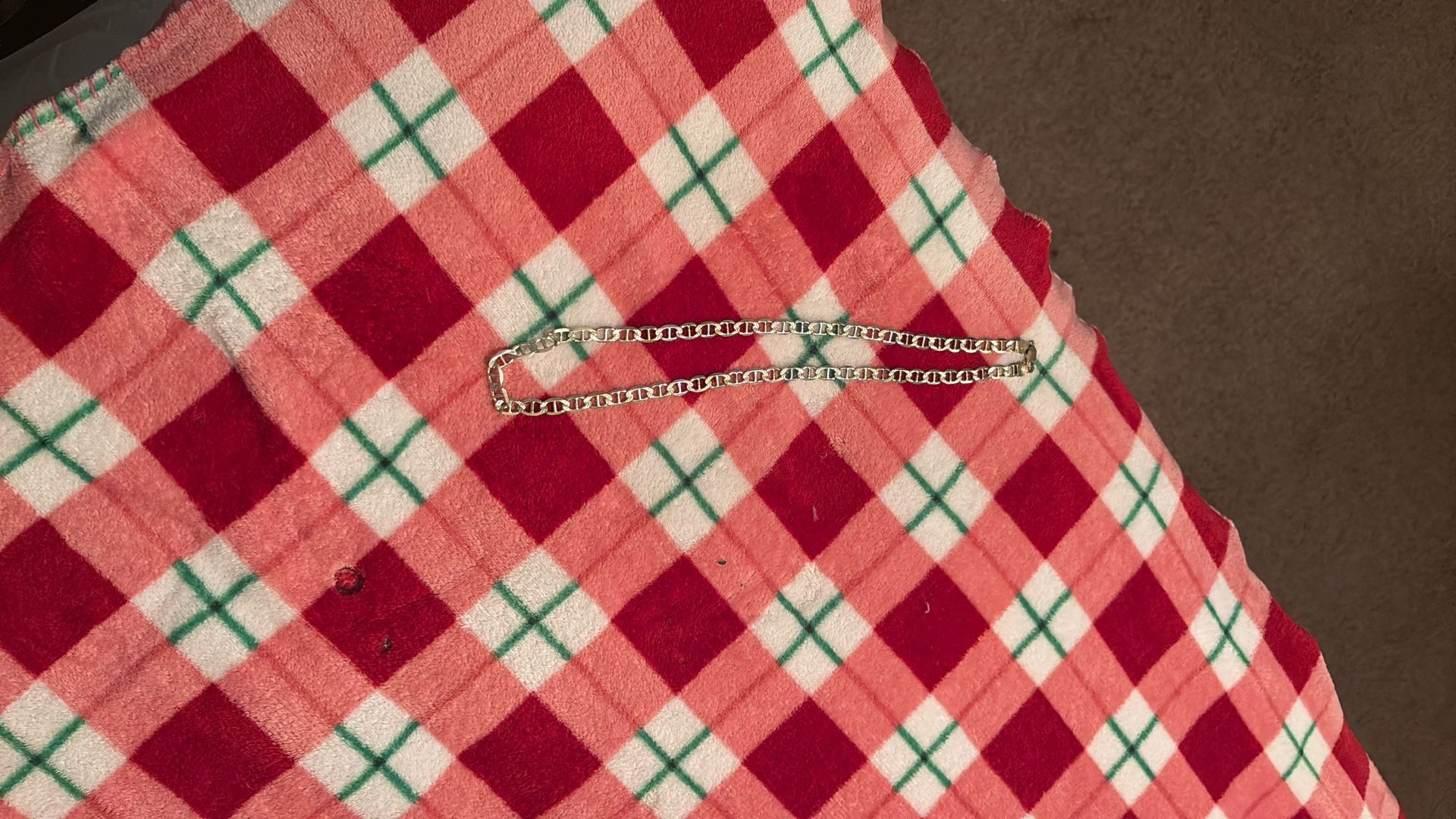 Silver And Gold Plated Necklace