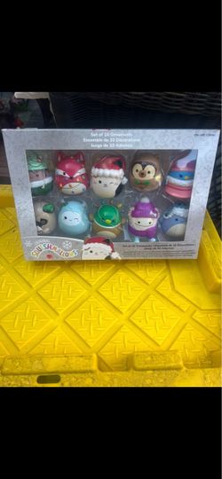 Squishmallows Christmas Ornaments Set of 10