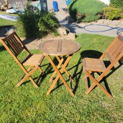 foldable outdoor table set! ** Read Description **
