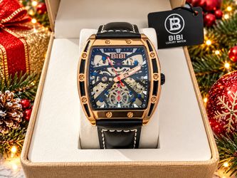 BIBI Luxury Skeleton Automatic Watch