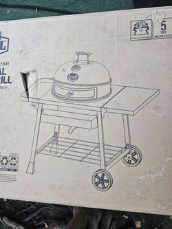 Charcoal kette grill