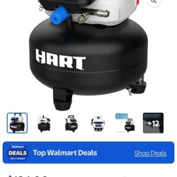 Hart 6 Gallon Pancake Air Compressor 