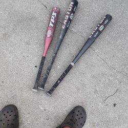 3 Aluminum  Bats