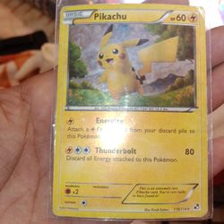 Rare Pikachu Card