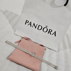 Pandora Bracelet W/ Floating Heart Charm