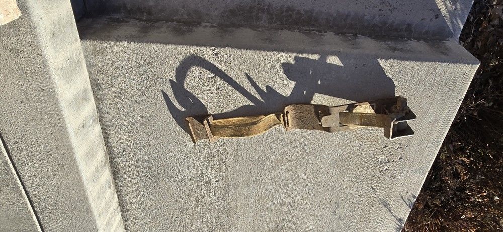 Skid Steer Steel Track Installation Ratchet Strap Tool