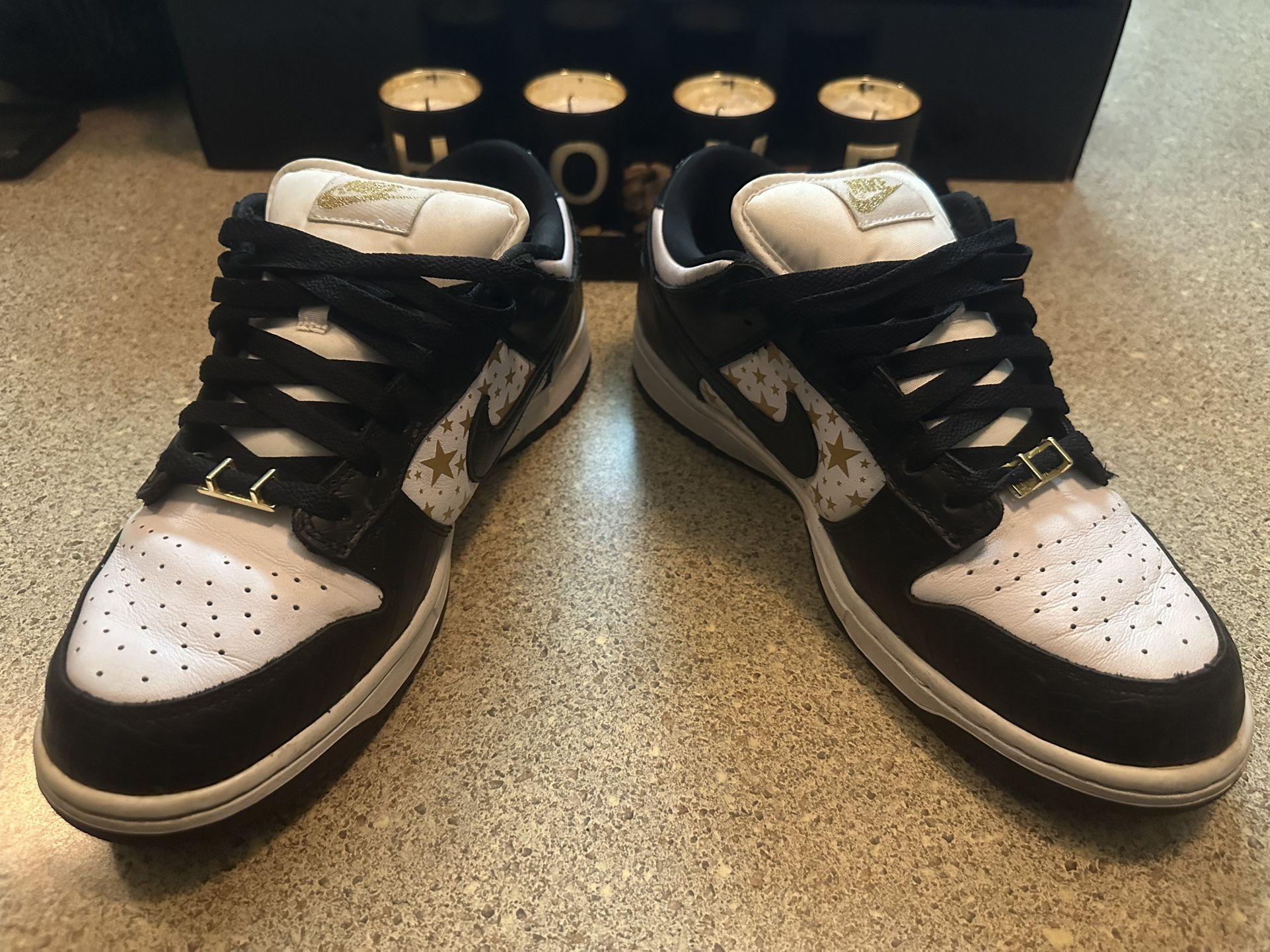 Supreme Dunk Low Sizes 8 & 12