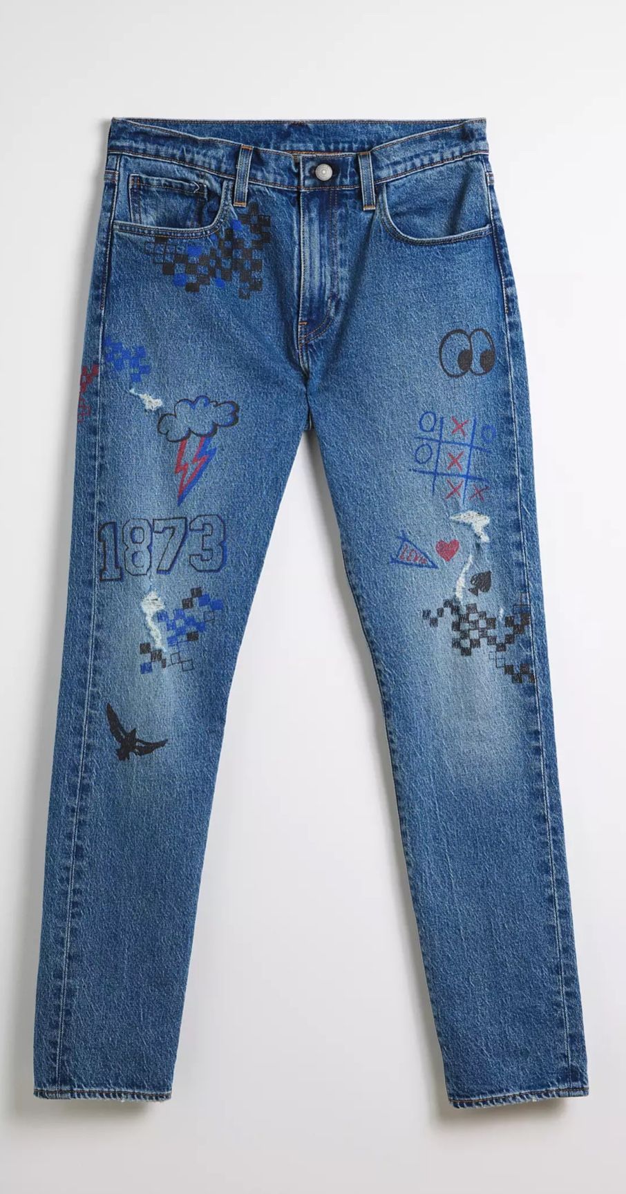 Levis Mens 512 Slim Taper Fit Jeans 36x32 Stretch (contact info